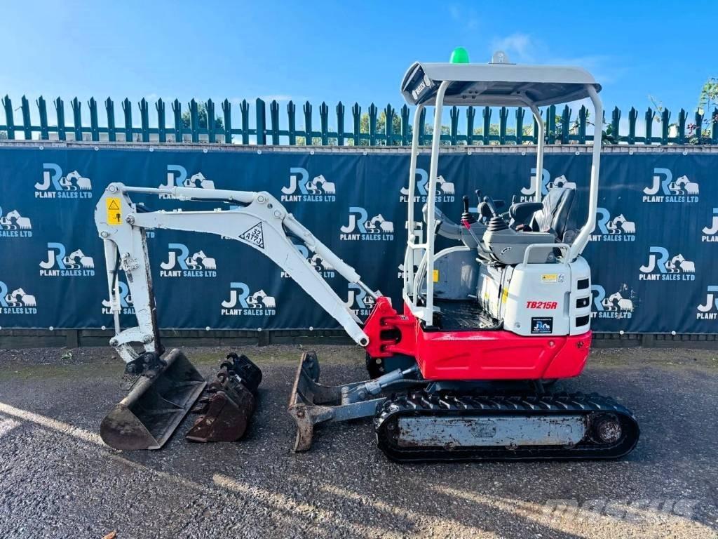 Takeuchi TB 215 R Mini ekskavatörler, 7 tona dek
