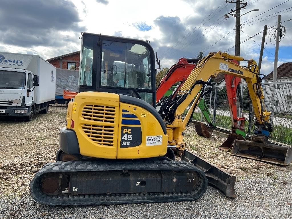 Komatsu PC 45 MR-3 Mini ekskavatörler, 7 tona dek