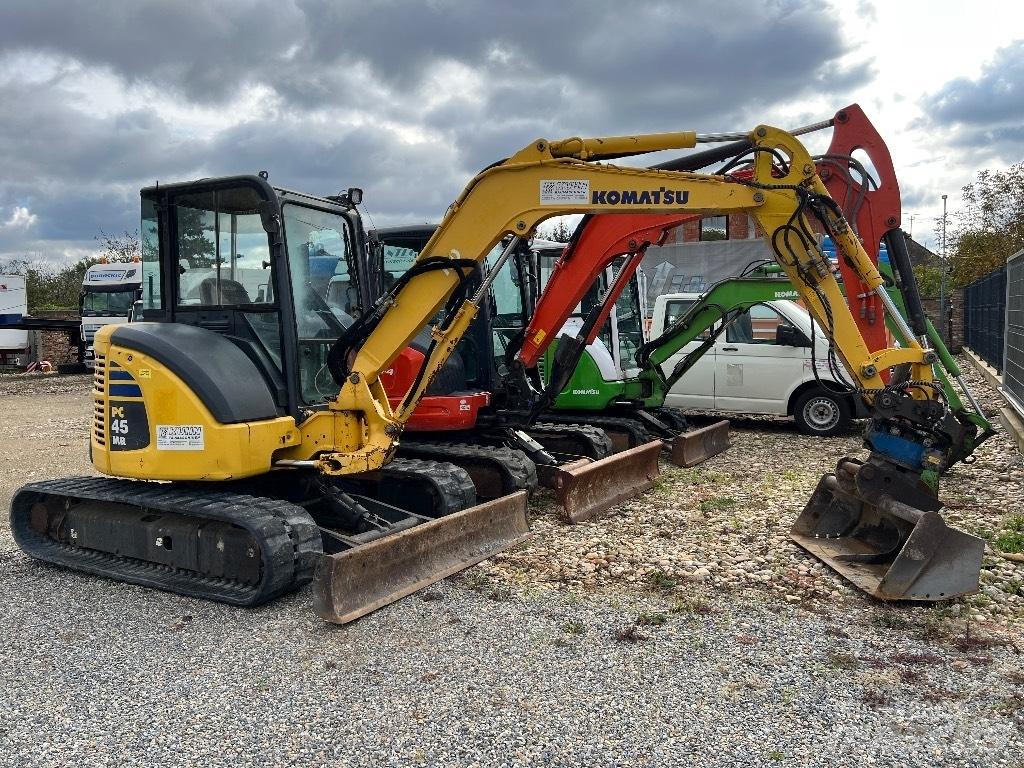 Komatsu PC 45 MR-3 Mini ekskavatörler, 7 tona dek