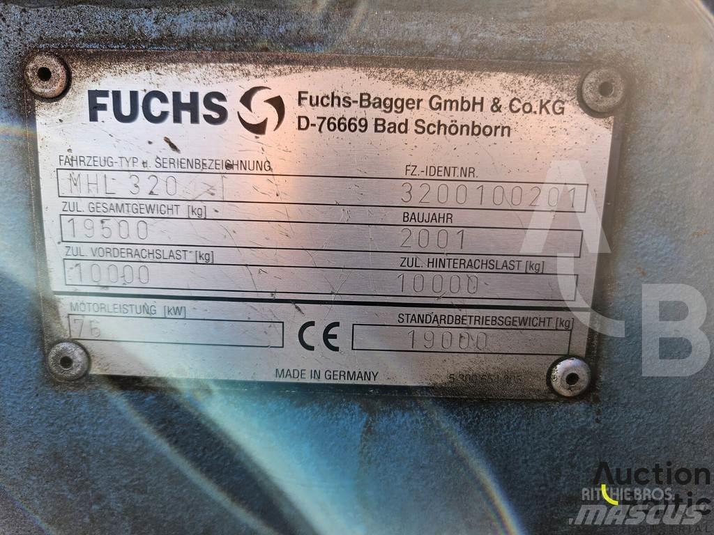 Fuchs MHL 320 Lastik tekerli ekskavatörler