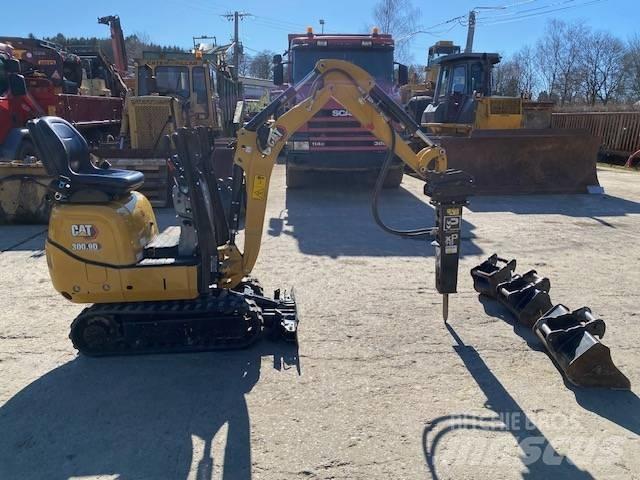 CAT 300.9 D Mini ekskavatörler, 7 tona dek