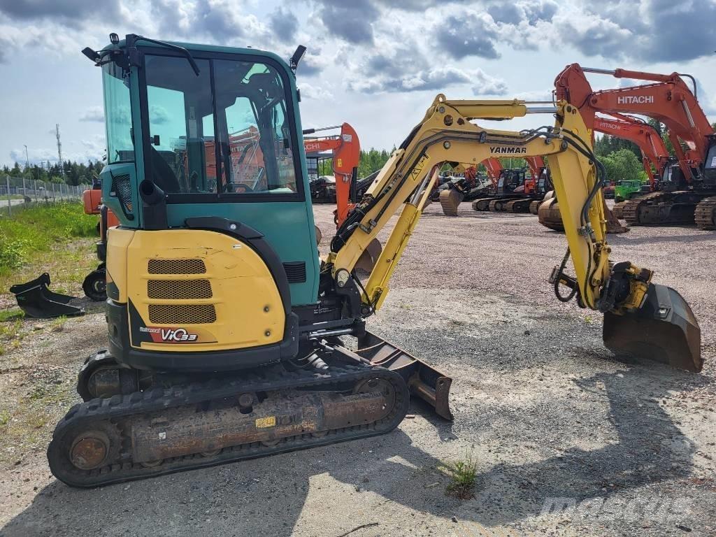 Yanmar Vio 33 U Mini ekskavatörler, 7 tona dek