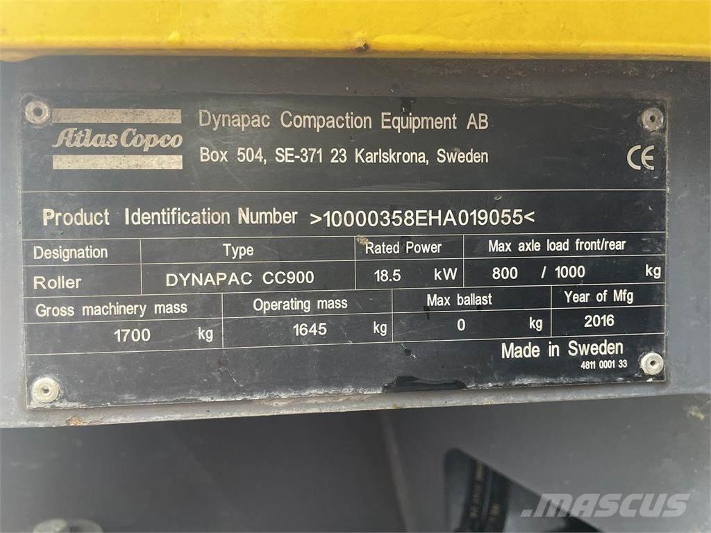 Atlas Copco CC900 Silindirler