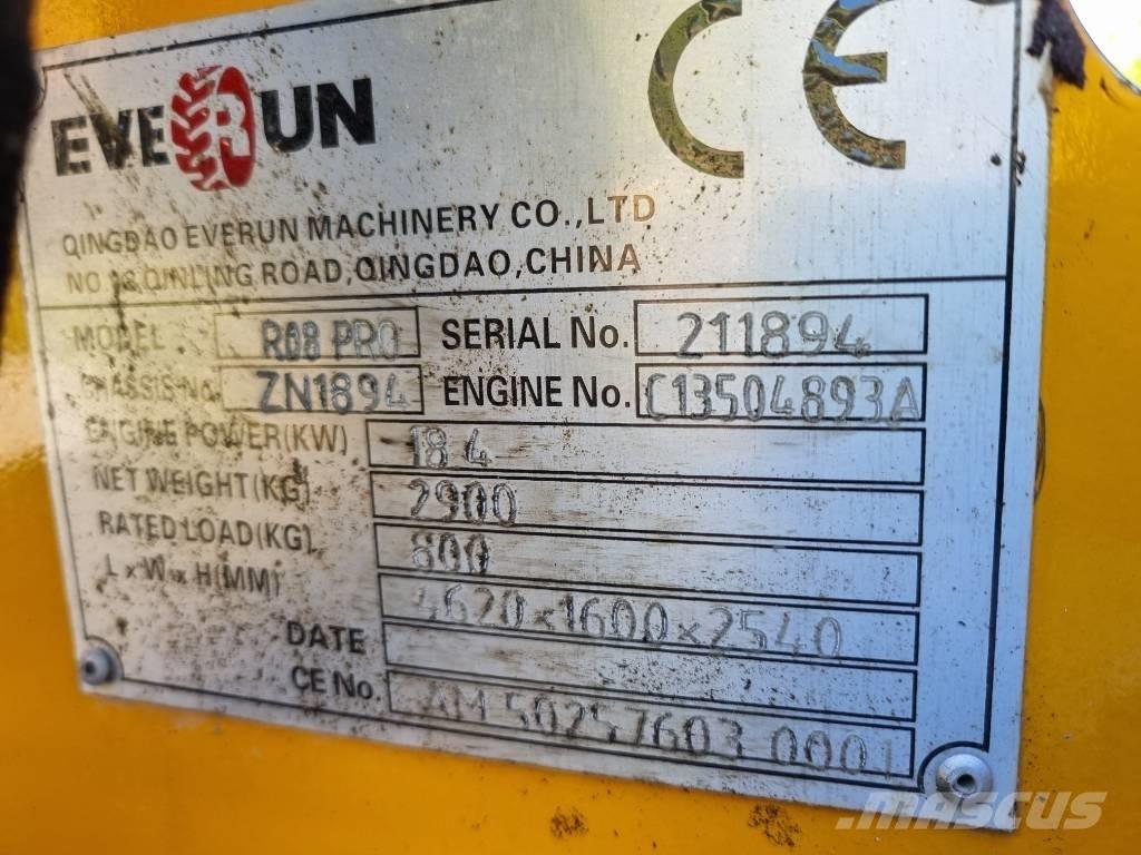 Everun R 08 Pro Tekerlekli yükleyiciler
