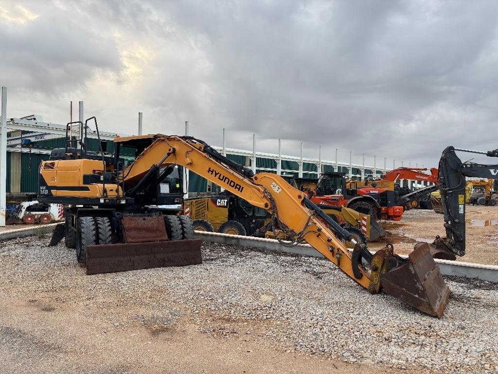 Hyundai HW 140 A Lastik tekerli ekskavatörler