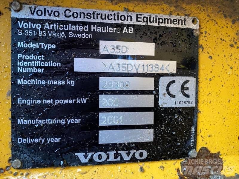 Volvo A35D Belden kirma kaya kamyonu