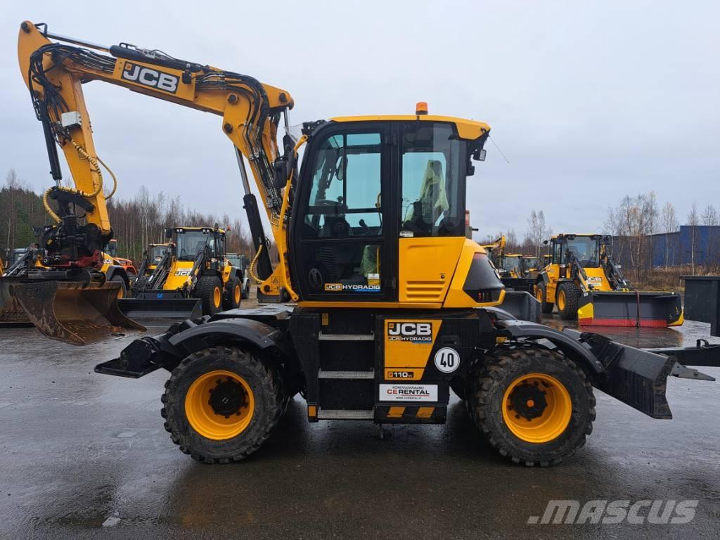 JCB Hydradig Lastik tekerli ekskavatörler