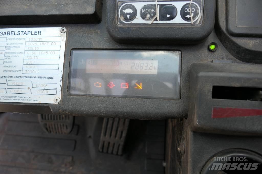Toyota 02-8 FGF 30 LPG'li forkliftler