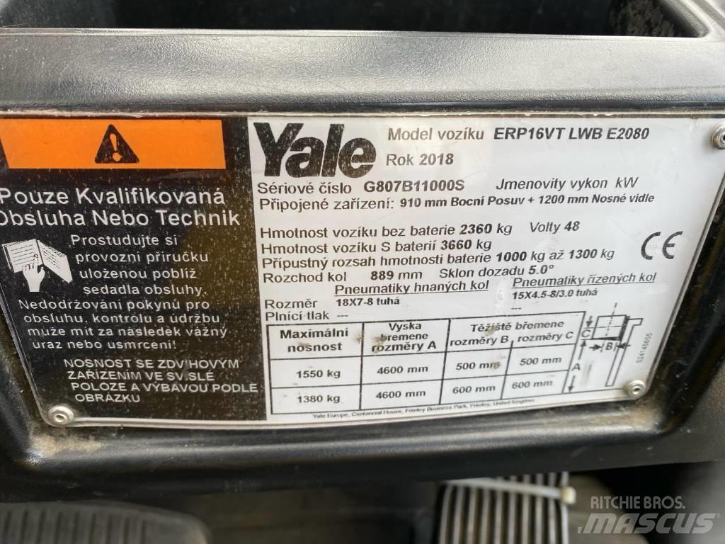 Yale ERP16VTLWB Elektrikli forkliftler