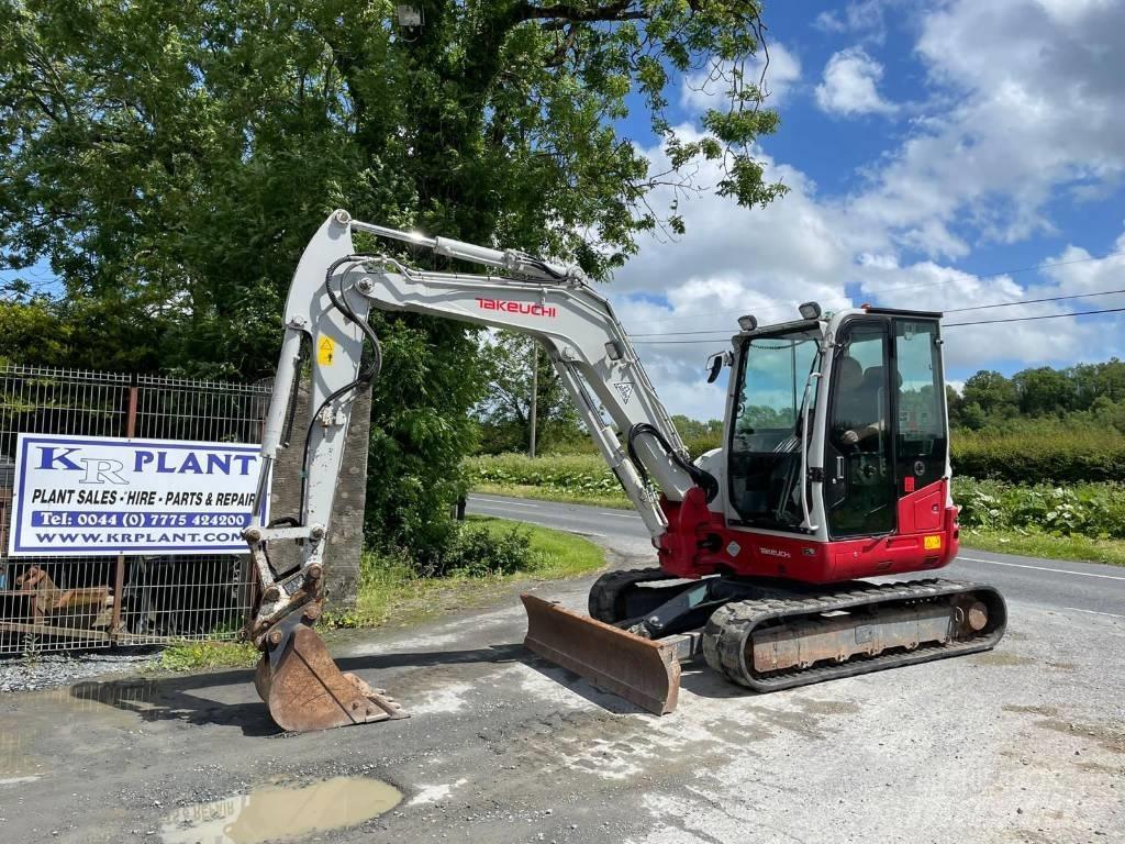 Takeuchi TB 260 Mini ekskavatörler, 7 tona dek