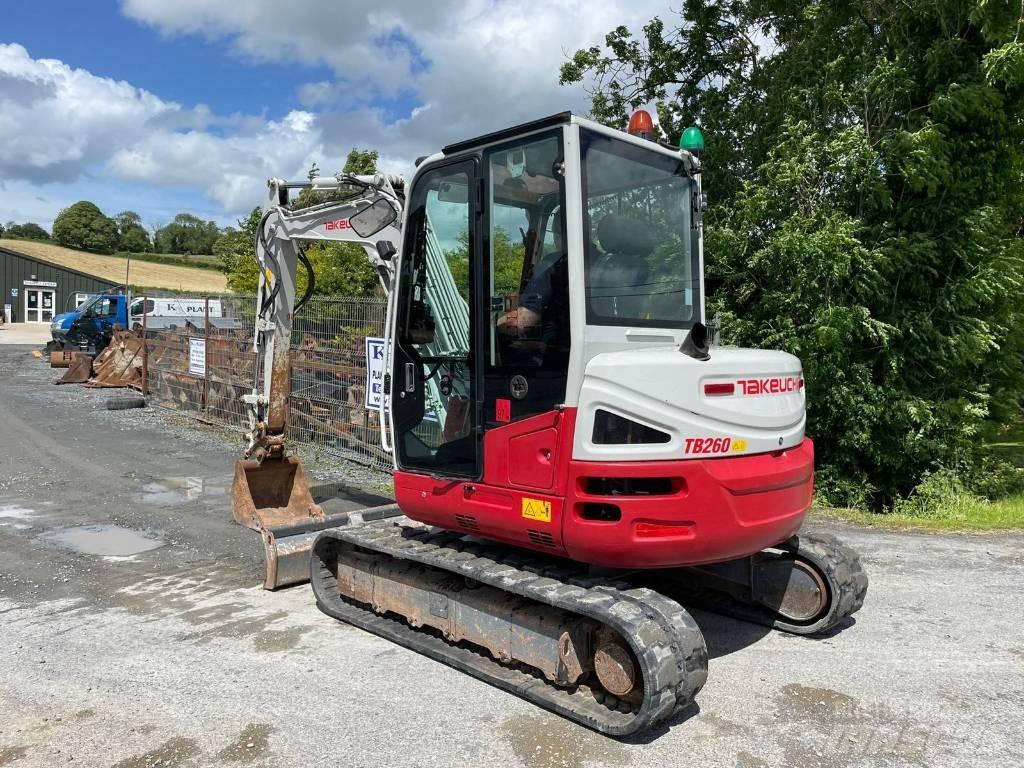 Takeuchi TB 260 Mini ekskavatörler, 7 tona dek