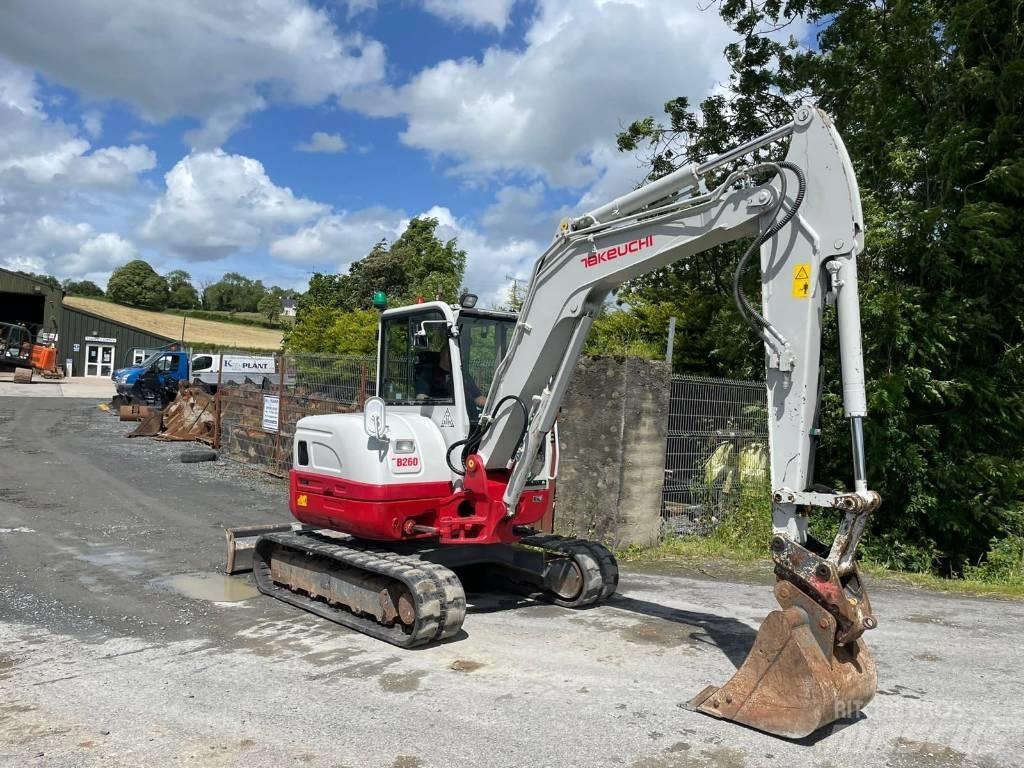 Takeuchi TB 260 Mini ekskavatörler, 7 tona dek