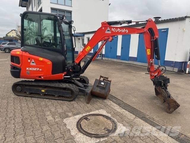 Kubota KX 027-4 Mini ekskavatörler, 7 tona dek