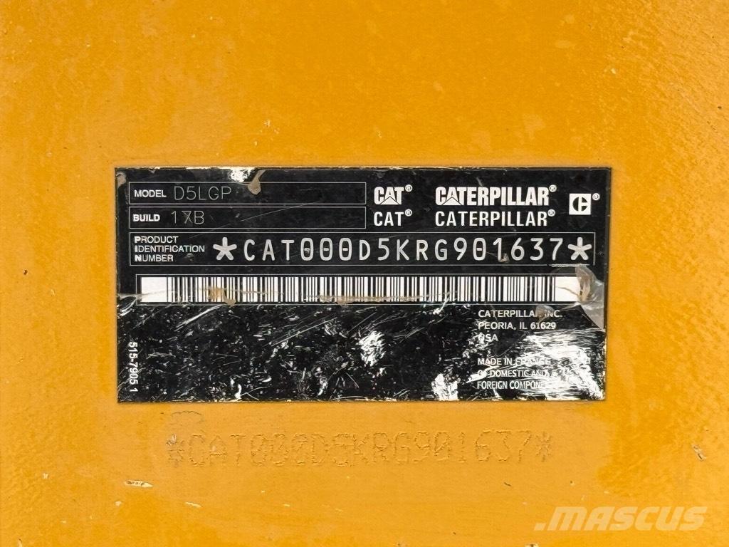 CAT D 5 LGP Paletli dozerler