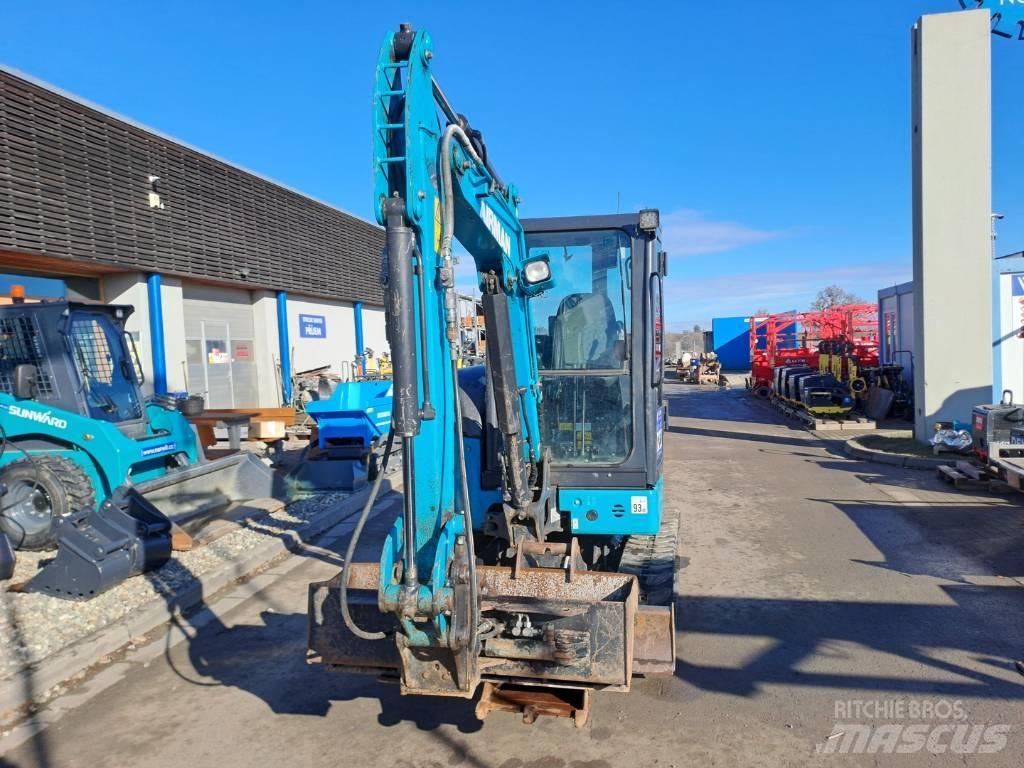 Airman AX26U Mini ekskavatörler, 7 tona dek
