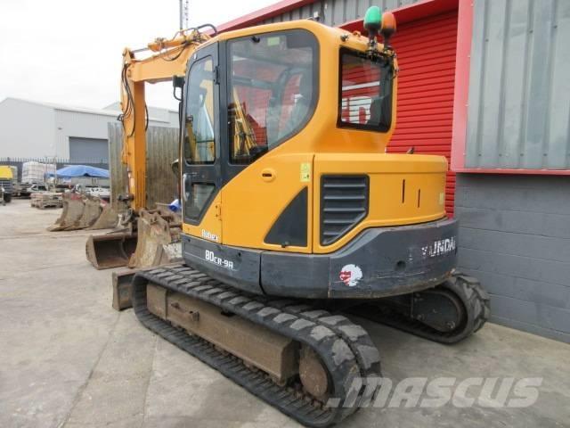 Hyundai R 80 CR-9A Midi ekskavatörler 7 - 12 t