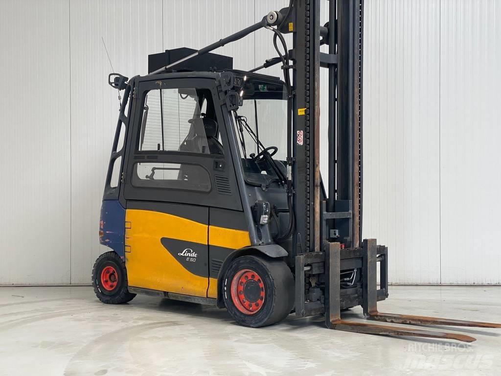 Linde E50HL-01/600 Elektrikli forkliftler