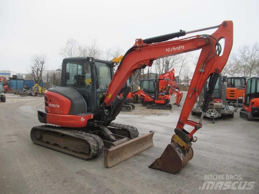 Kubota KX 057-4 Mini ekskavatörler, 7 tona dek