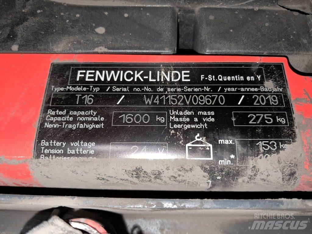 Linde T16 Düsük seviye kaldirici