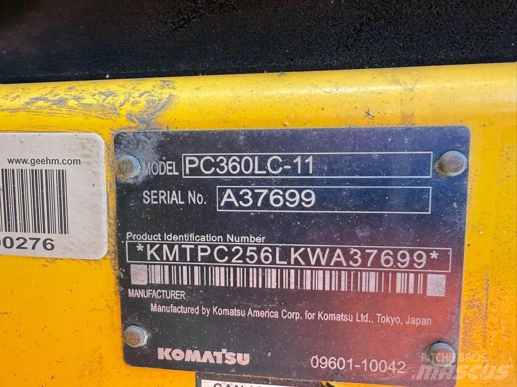 Komatsu PC360LC-11 Paletli ekskavatörler