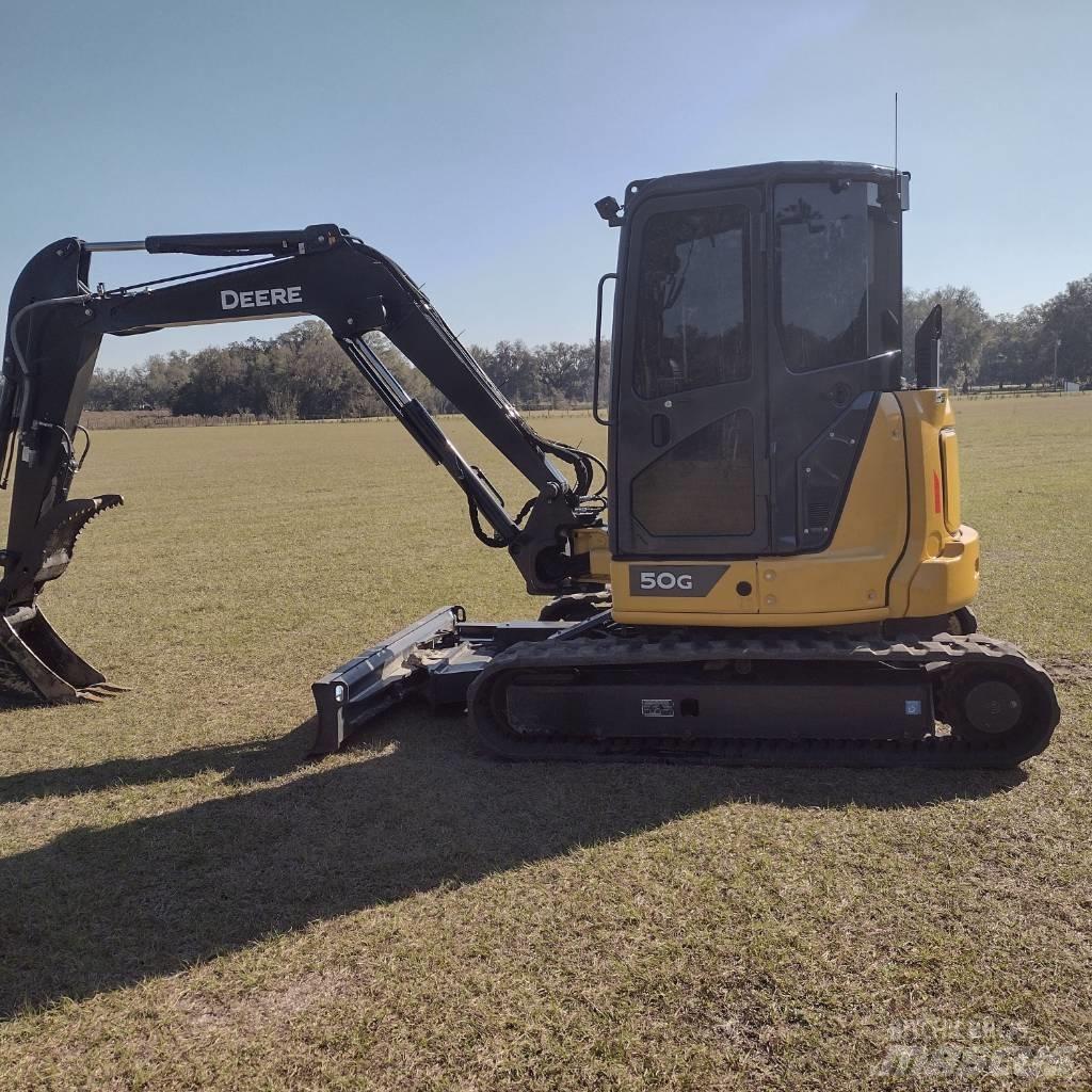 DEERE 50G Mini ekskavatörler, 7 tona dek