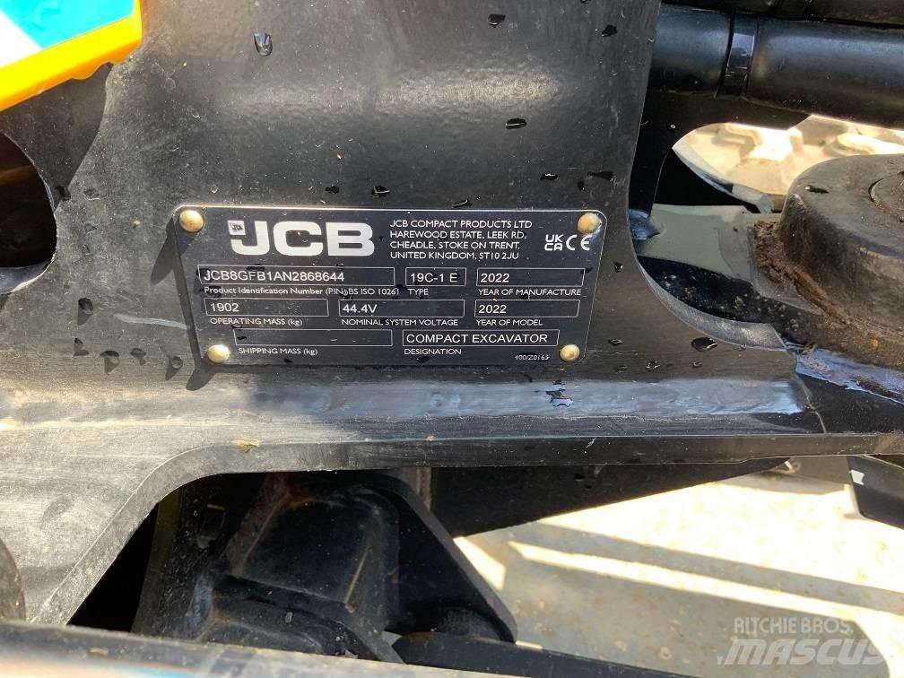 JCB 19c-1 E Mini ekskavatörler, 7 tona dek