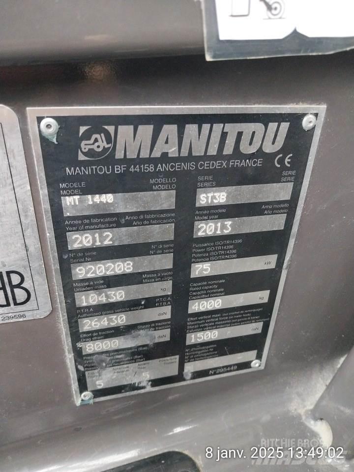 Manitou MT1440 Teleskopik yükleyiciler