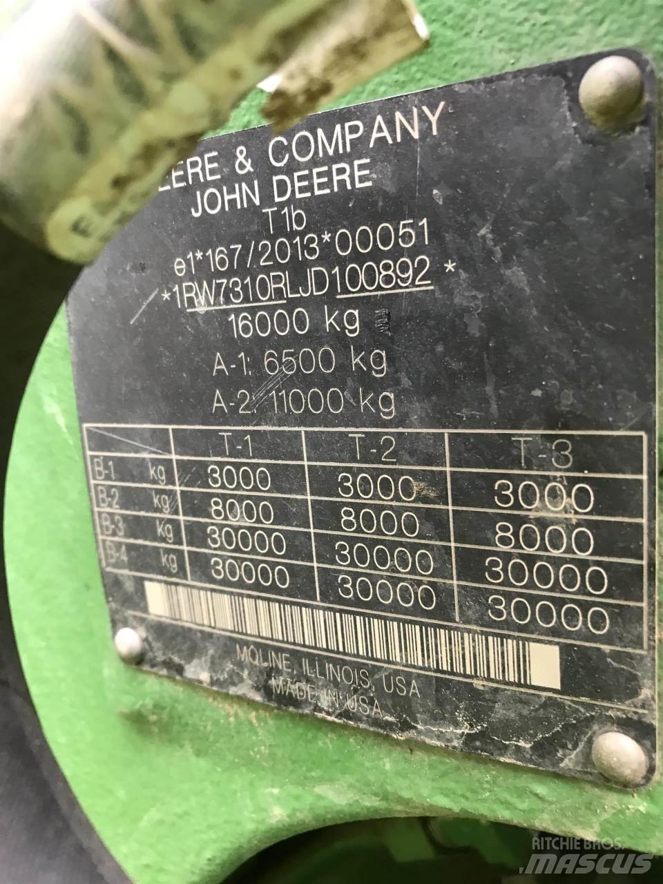 John Deere 7310R Traktörler