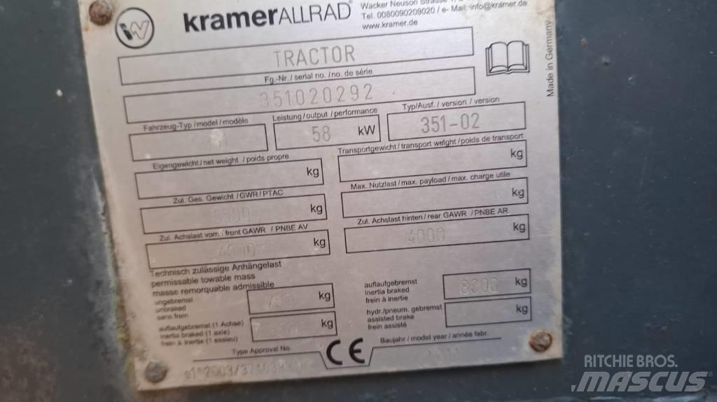 Kramer 480 Tekerlekli yükleyiciler