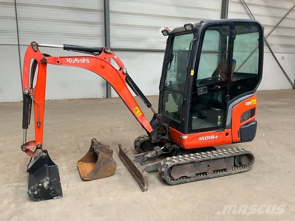 Kubota KX 019-4 Mini ekskavatörler, 7 tona dek