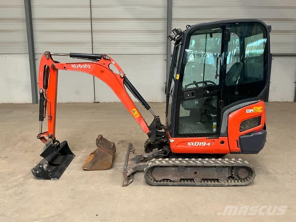 Kubota KX 019-4 Mini ekskavatörler, 7 tona dek