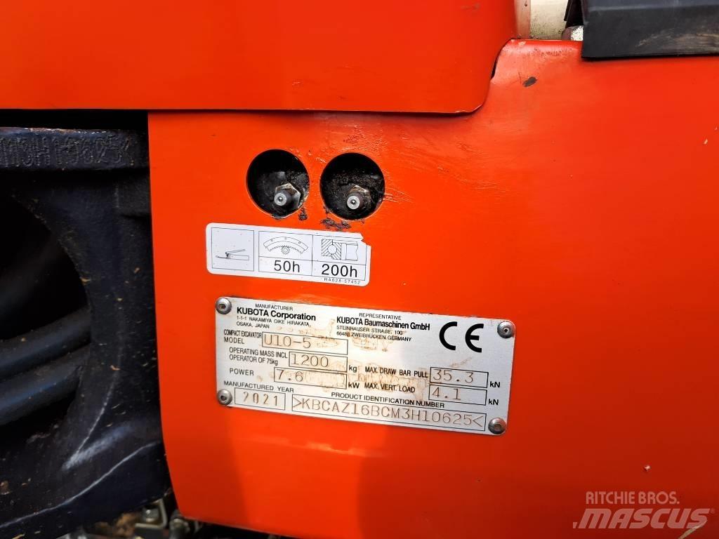 Kubota U10-5 Mini ekskavatörler, 7 tona dek