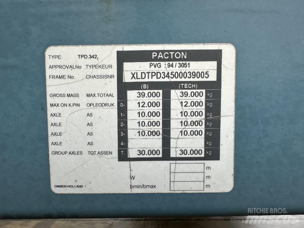 Pacton TPD 342 Flatbed çekiciler