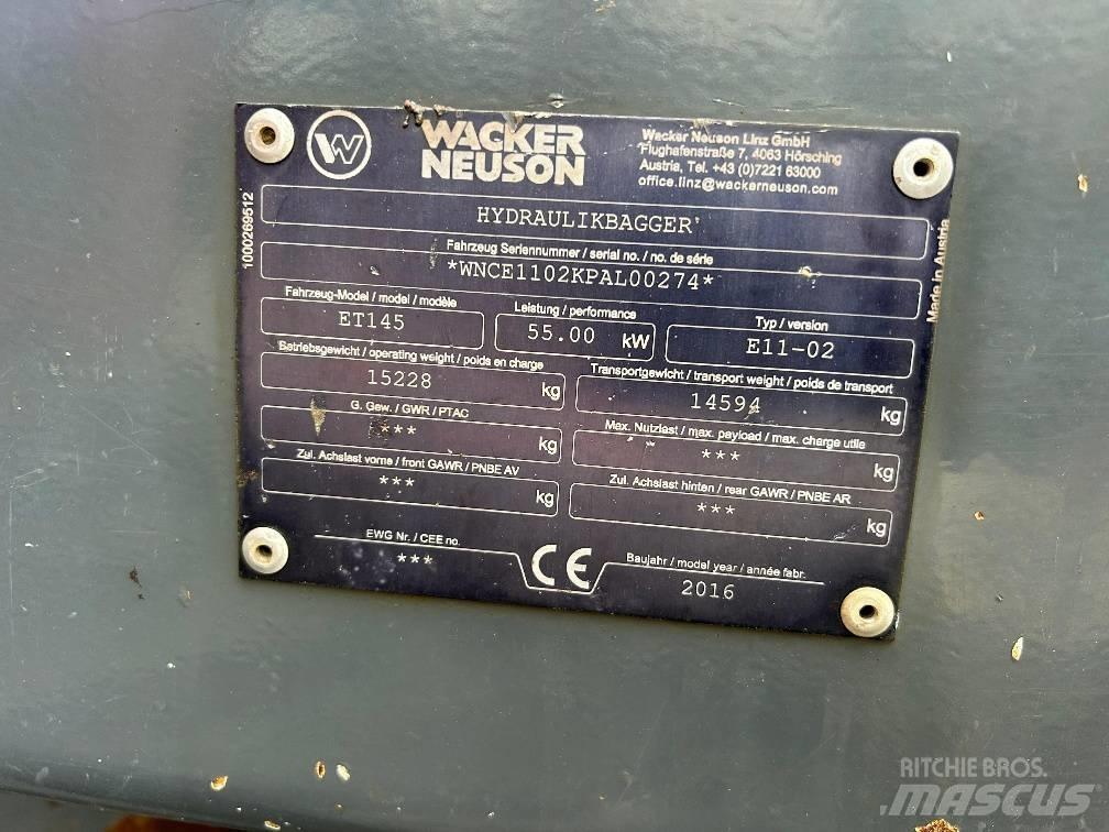 Neuson ET145 Paletli ekskavatörler