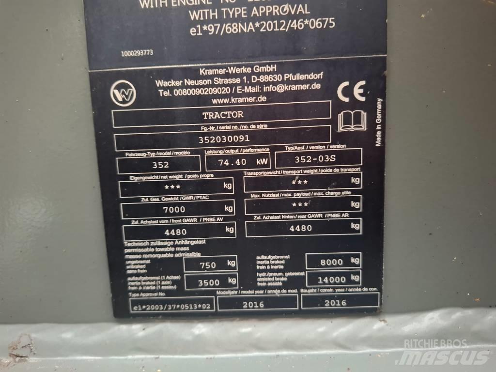 Kramer 8105 Tekerlekli yükleyiciler