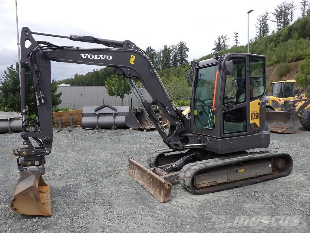 Volvo ECR 58 F Mini ekskavatörler, 7 tona dek