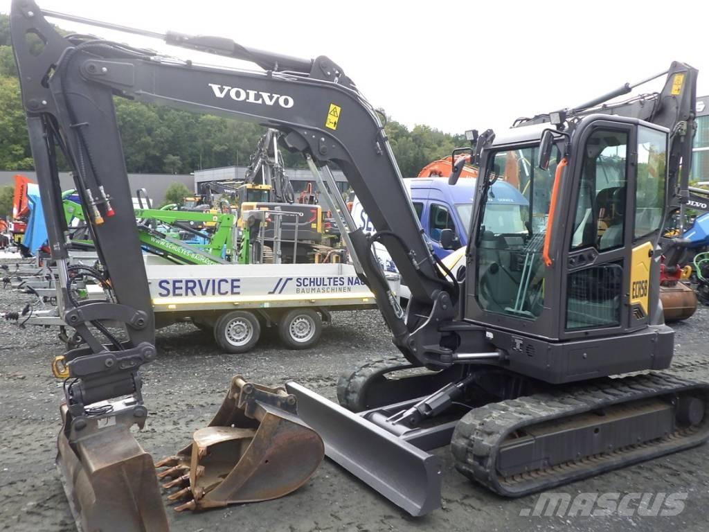 Volvo ECR 58 F Mini ekskavatörler, 7 tona dek