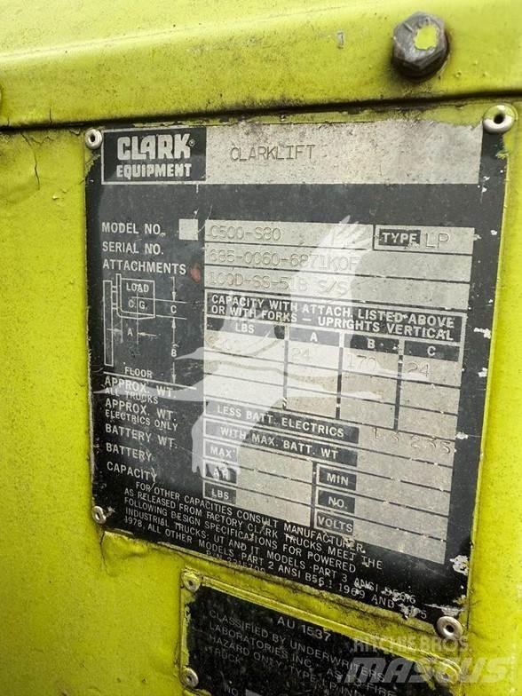 Clark C500S80 Dizel forkliftler