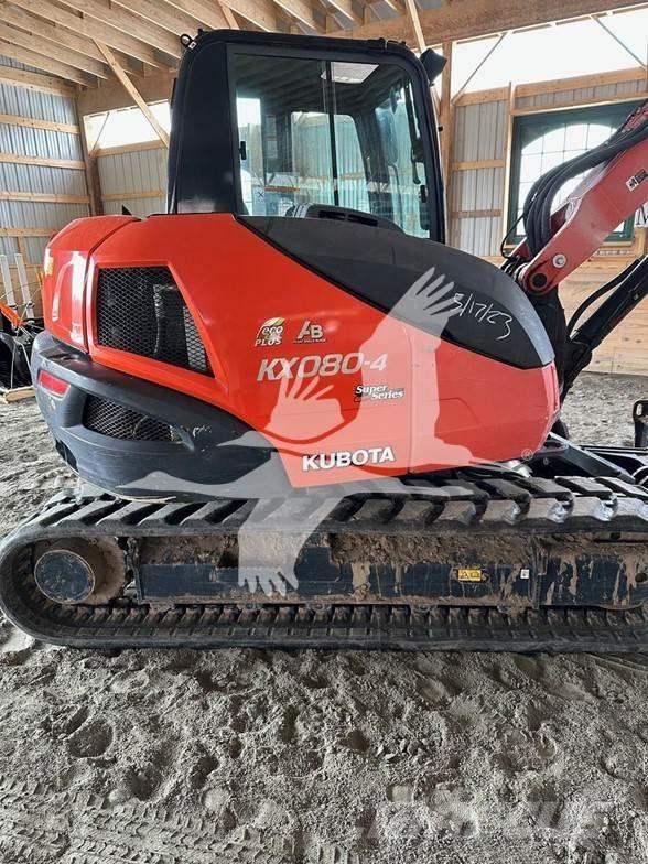 Kubota KX080-4 Paletli ekskavatörler