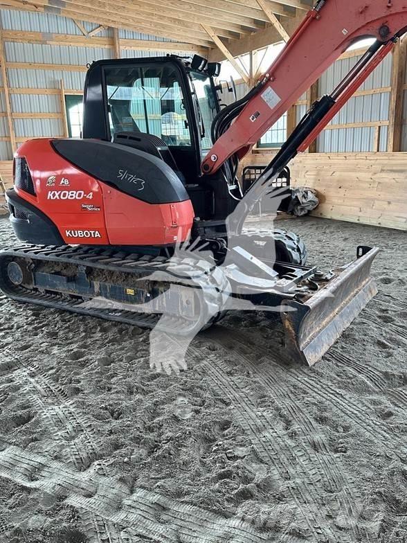 Kubota KX080-4 Paletli ekskavatörler
