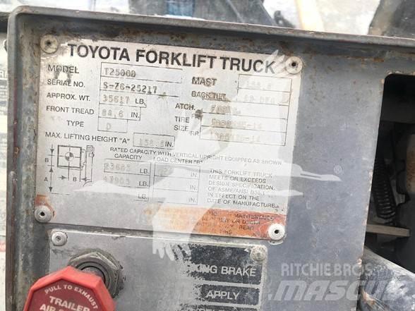 Toyota T2500D Dizel forkliftler