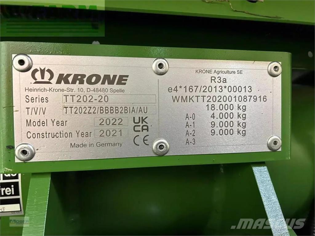 Krone mx 370 gl Diger yari çekiciler