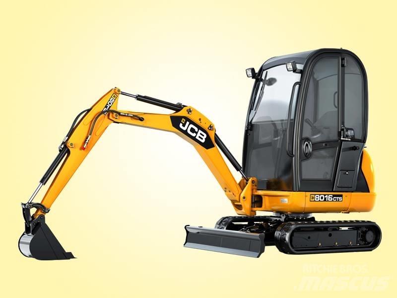 JCB 8016 CTS Mini ekskavatörler, 7 tona dek