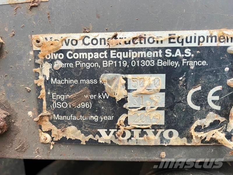 Volvo EC 50 D Mini ekskavatörler, 7 tona dek