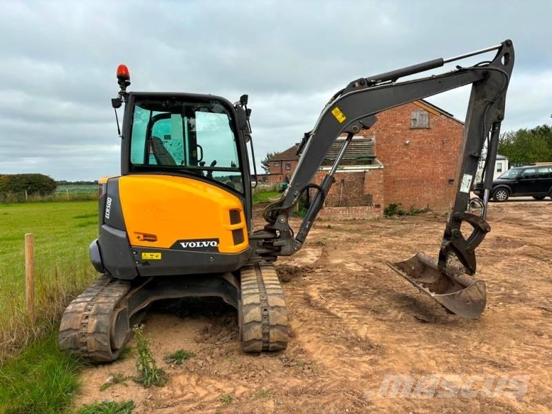 Volvo EC 50 D Mini ekskavatörler, 7 tona dek