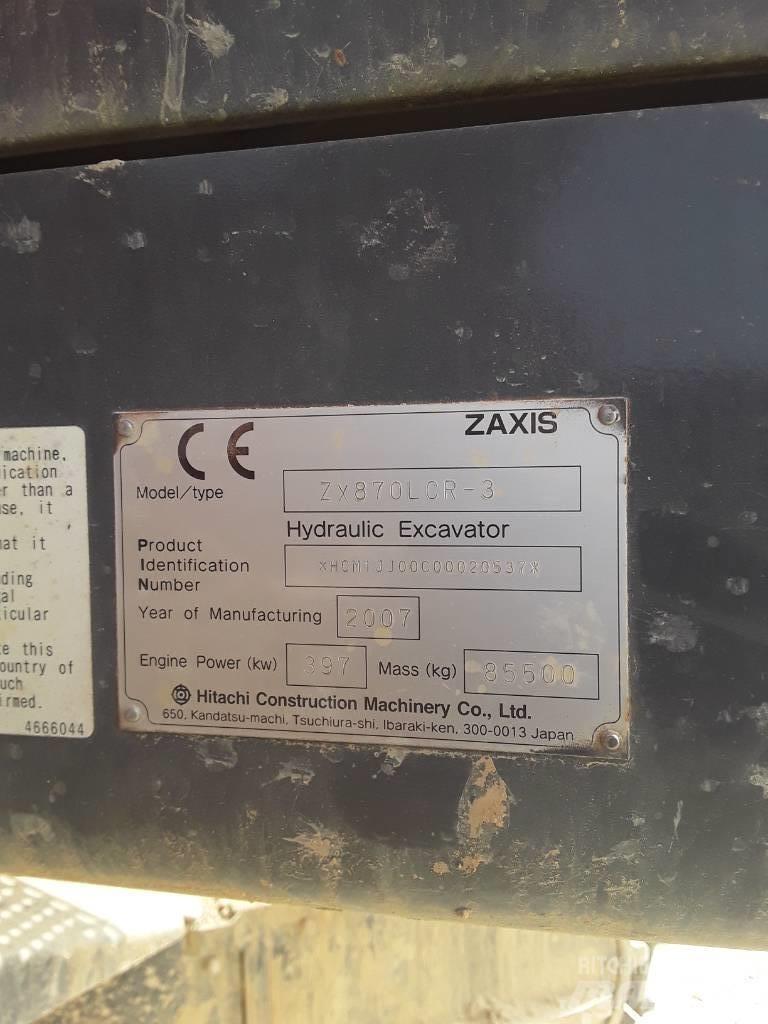 Hitachi ZX870LCR-3 Paletli ekskavatörler