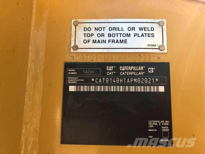 CAT 140 H NA Greyderler