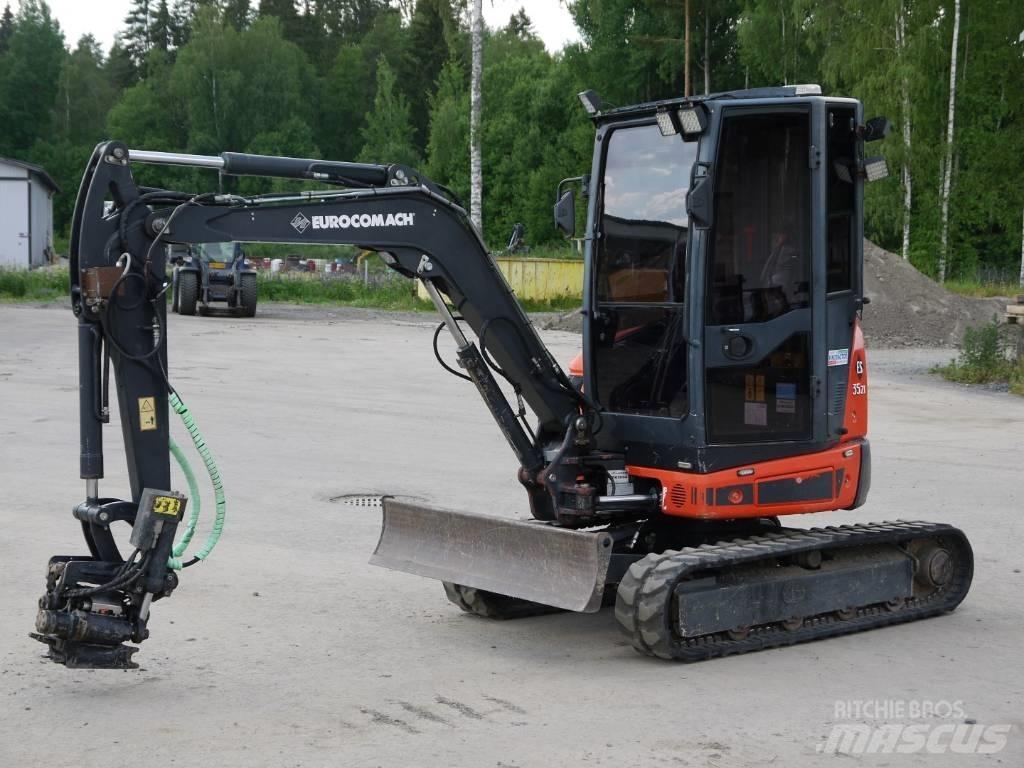 Eurocomach ES 35 ZT Mini ekskavatörler, 7 tona dek