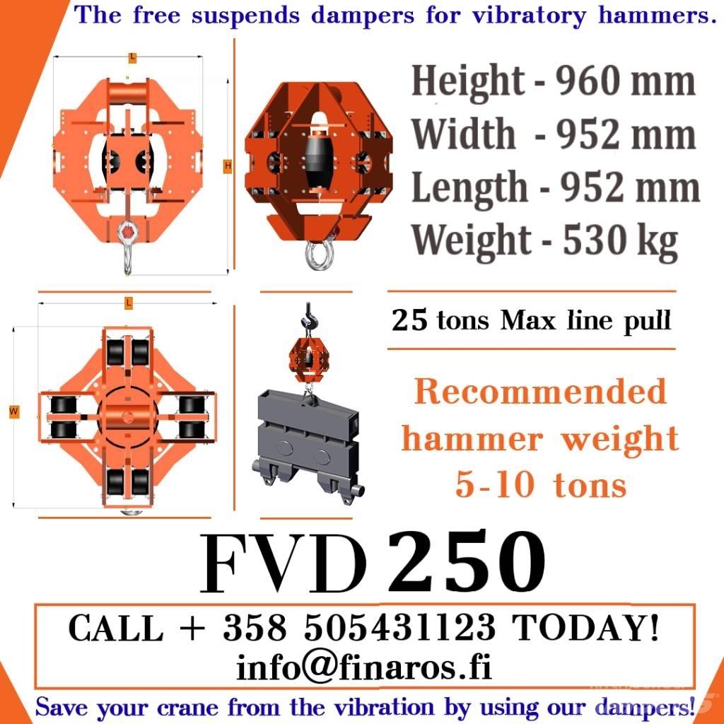  FVD 250 Titreşimli kazık çakıcıları