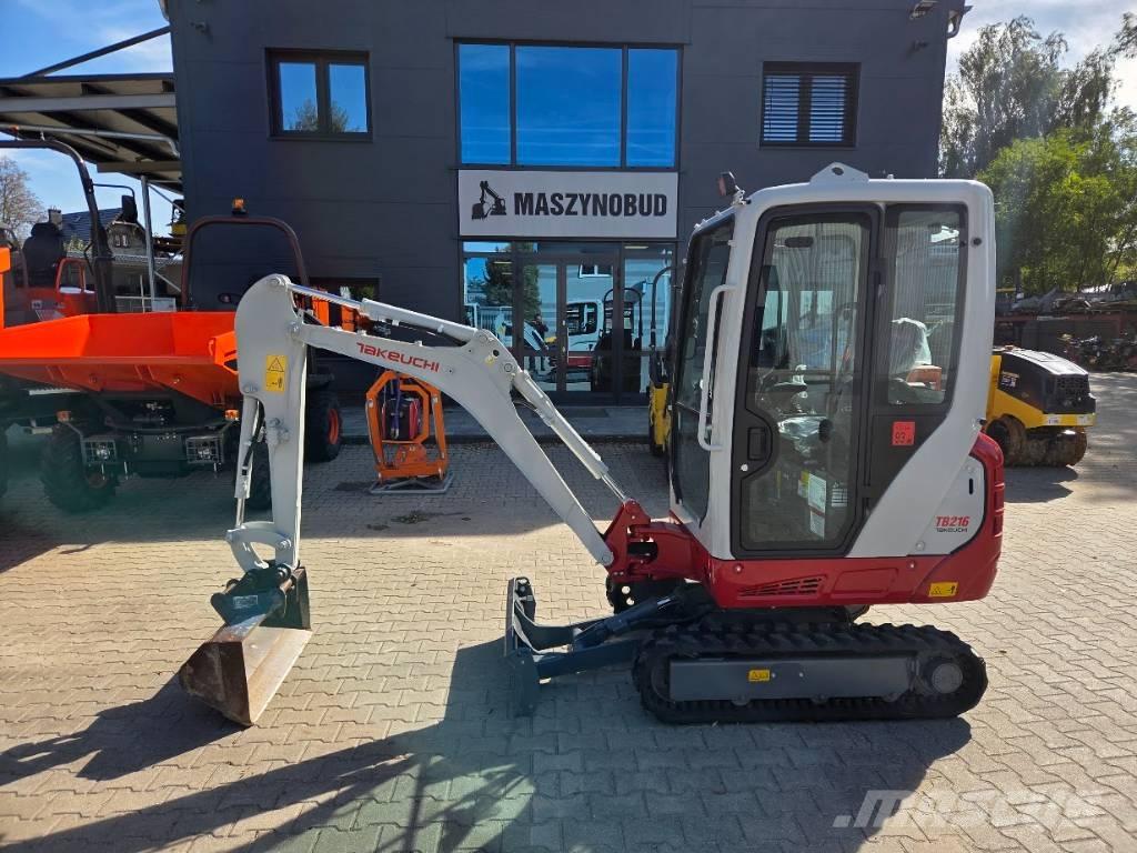 Takeuchi TB216 V0 Mini ekskavatörler, 7 tona dek